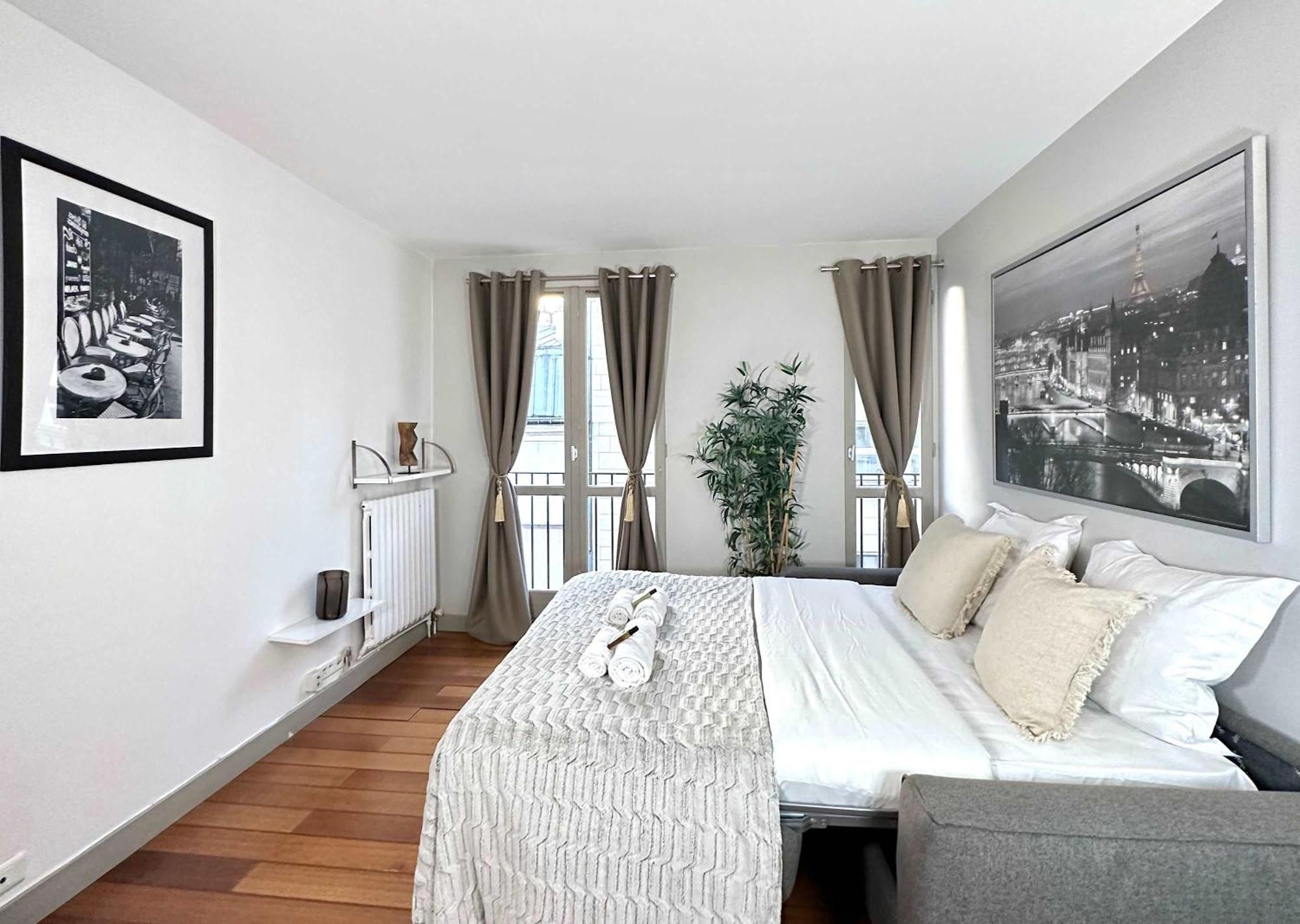 Beautiful Calm Studio In Le Marais باريس المظهر الخارجي الصورة